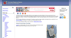 Desktop Screenshot of crochetpatternsgalore.com