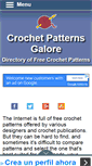 Mobile Screenshot of crochetpatternsgalore.com